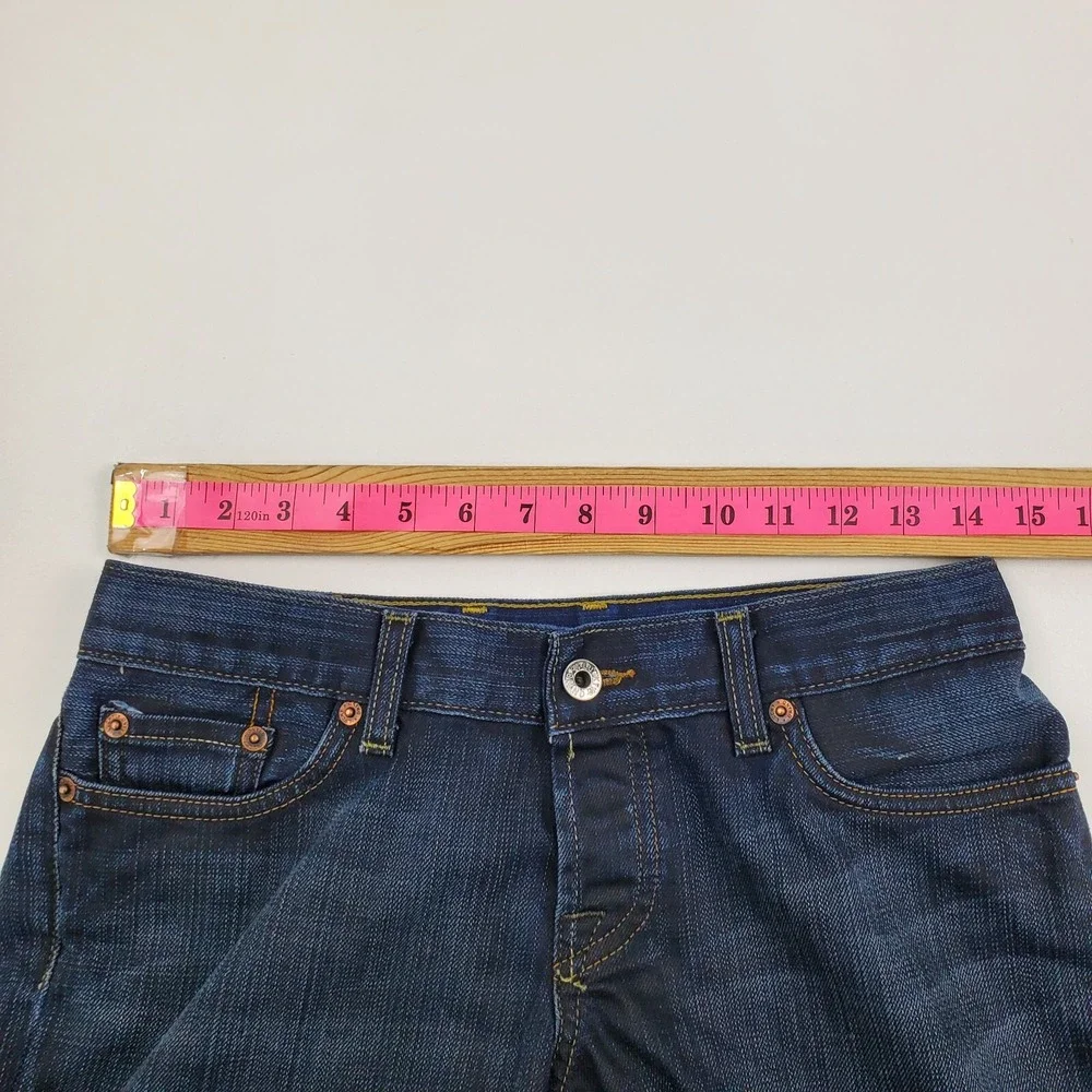 Lucky Brand Womens 4/27 Dark Wash Low Rise Bootcut Jeans‎ Classic Retro Denim